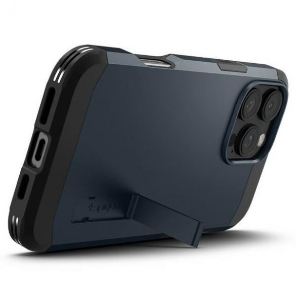 Carcasă Spigen Tough Armor MagSafe pentru iPhone 16 Pro Max - gri metalic