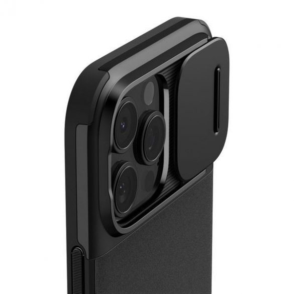 Carcasă Spigen Optik Armor Magsafe pentru iPhone 16 Pro Max - negru