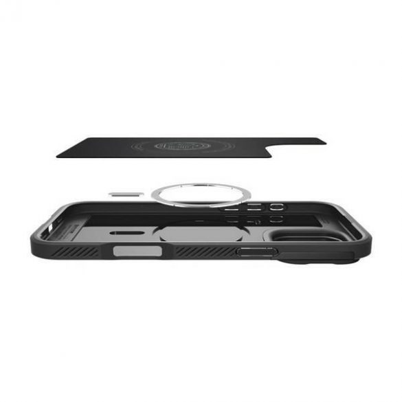 Carcasă Spigen Optik Armor Magsafe pentru iPhone 16 Pro Max - negru