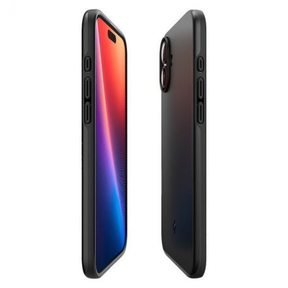 Carcasă Spigen Thin Fit MagSafe pentru iPhone 16 Plus - Negru