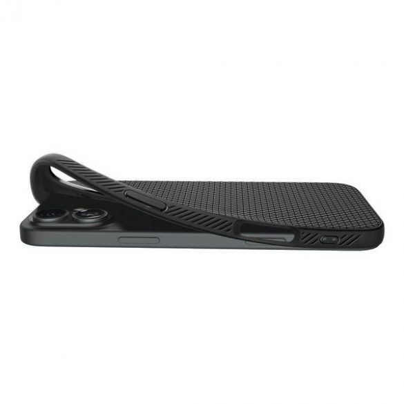 Carcasă Spigen Liquid Air pentru iPhone 16 Plus - negru