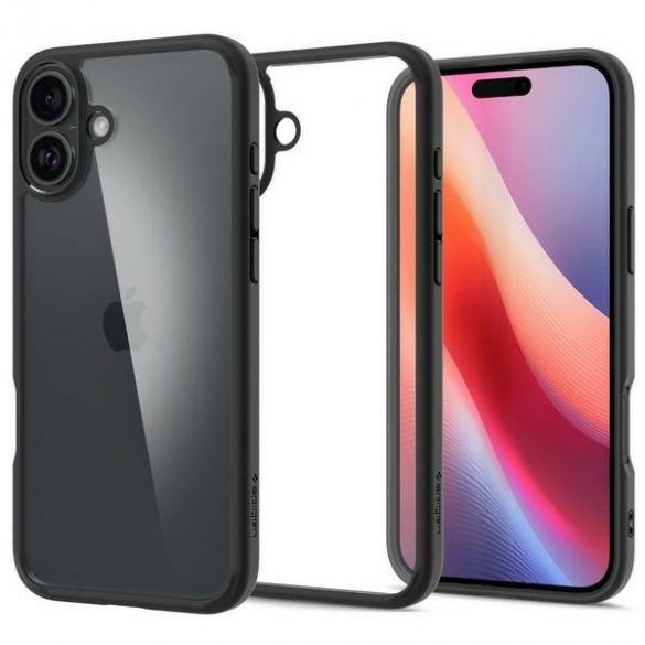 Carcasă Spigen Ultra Hybrid pentru iPhone 16 Plus - negru