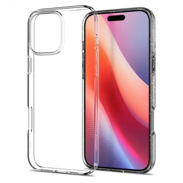 Carcasă Spigen Liquid Crystal pentru iPhone 16 Pro - transparentă lucioasă