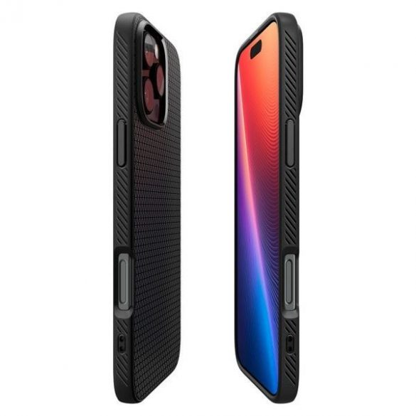 Carcasă Spigen Liquid Air pentru iPhone 16 Pro - negru