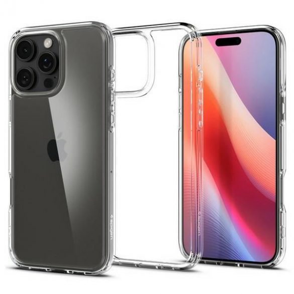 Carcasă Spigen Ultra Hybrid pentru iPhone 16 Pro - transparentă