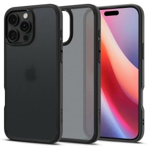 Carcasă Spigen Ultra Hybrid pentru iPhone 16 Pro - negru translucid