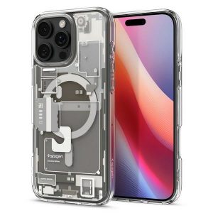 Carcasă Spigen Ultra Hybrid MagSafe pentru iPhone 16 Pro - model transparent zero-unu