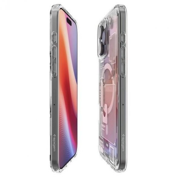 Carcasă Spigen Ultra Hybrid MagSafe pentru iPhone 16 Pro - model transparent zero-unu