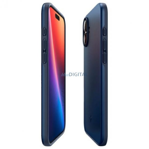 Carcasă Spigen Thin Fit MAG MagSafe compatibilă pentru iPhone 16 - Navy Blue