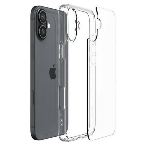 Carcasă Spigen Ultra Hybrid pentru iPhone 16 - transparentă