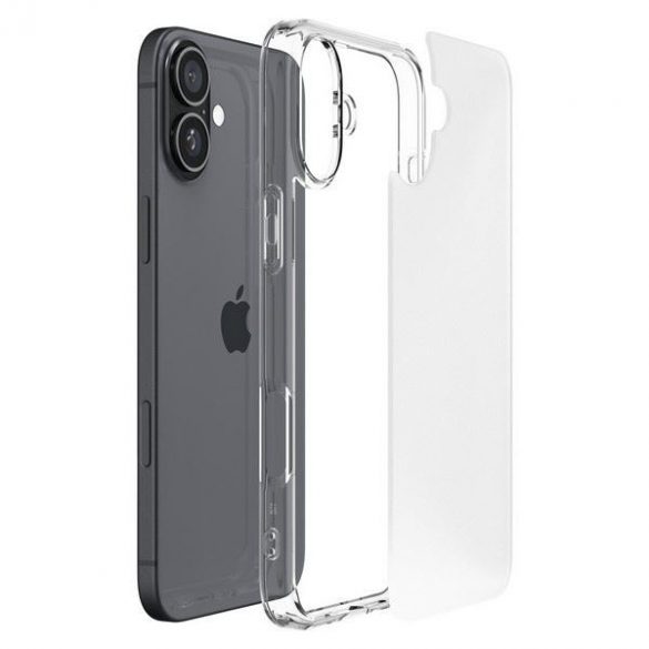 Carcasă Spigen Ultra Hybrid pentru iPhone 16 - transparentă