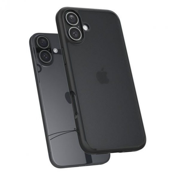 Carcasă Spigen Ultra Hybrid pentru iPhone 16 - negru translucid