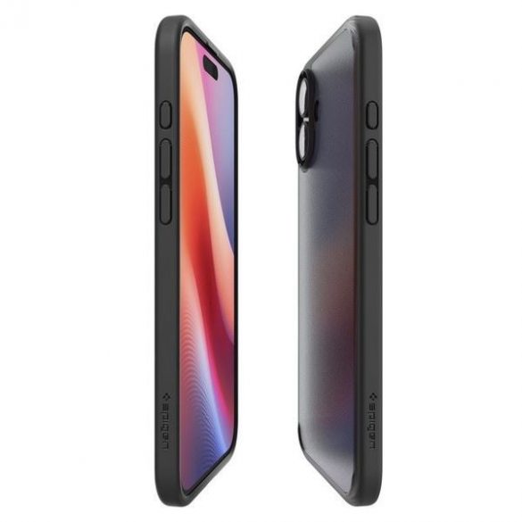 Carcasă Spigen Ultra Hybrid pentru iPhone 16 - negru translucid