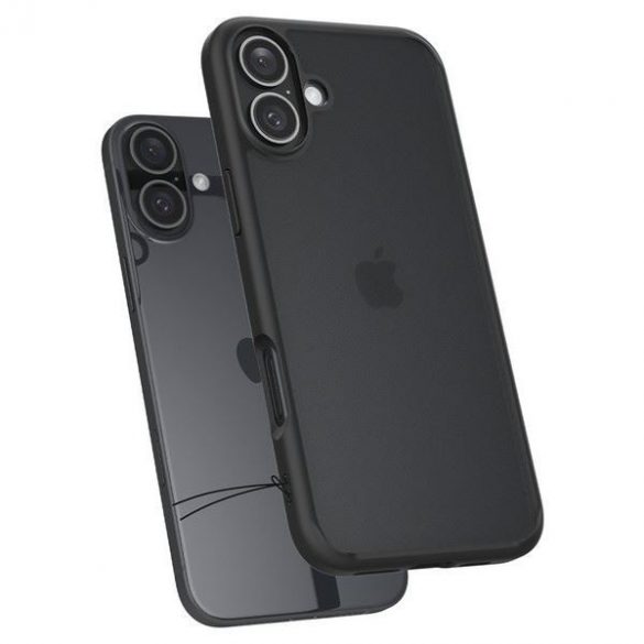 Carcasă Spigen Ultra Hybrid pentru iPhone 16 - negru translucid