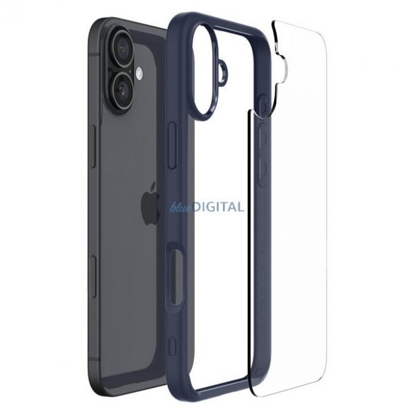 Carcasă Spigen Ultra Hybrid pentru iPhone 16 - Albastru marin