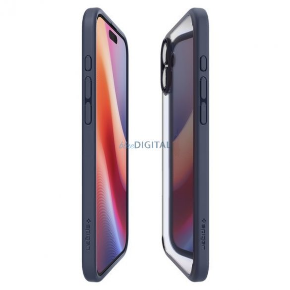 Carcasă Spigen Ultra Hybrid pentru iPhone 16 - Albastru marin