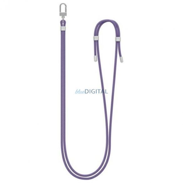 Spigen Universal Strap Set Crossbody & Wrist set universal de curea pentru gât și încheietură - violet