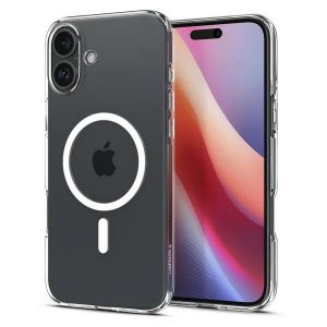 Carcasă Spigen Liquid Crystal MagSafe pentru iPhone 16 - transparentă