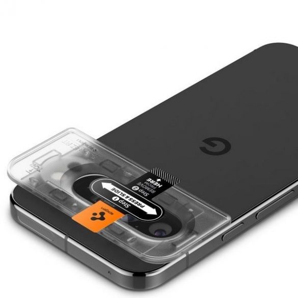 Spigen EZ FIT Optik.Tr Cameră Cameră obiectiv de protecție din sticlă temperată pentru Google Pixel 9 Pro - 2 buc