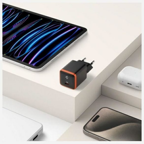 Spigen EE301EU ArcStation Essential încărcător de energie cu 1xUSB-C conexiune 30W - negru