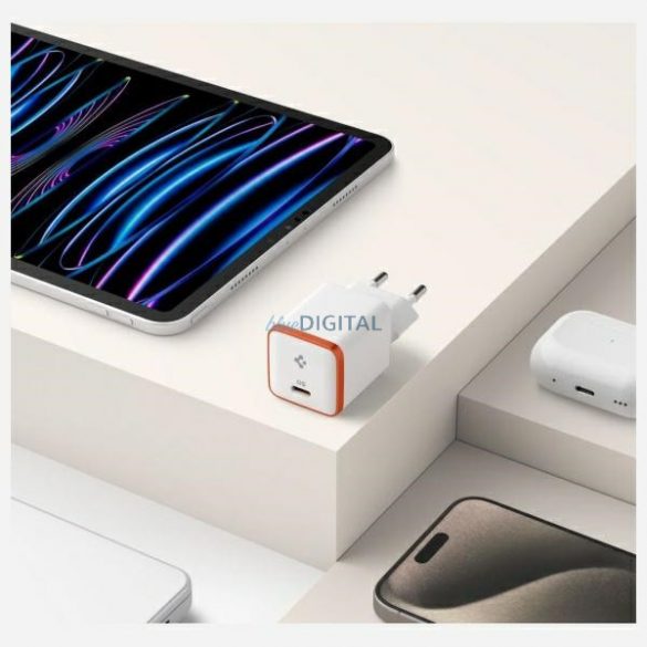 Spigen EE301EU ArcStation Essential încărcător de rețea cu 1xUSB-C conexiune - alb