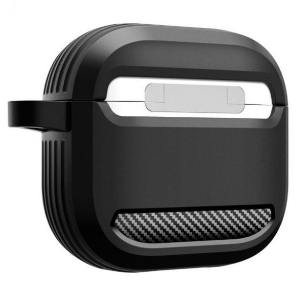 Carcasă Spigen Rugged Armor AirPods 4 - negru