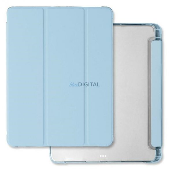 Mercury Clear Back Book Cover iPad Pro 11 (2024) - albastru deschis