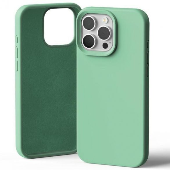 Mercury Carcasă din silicon pentru iPhone 16 Pro Max - verde