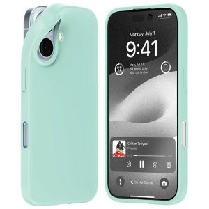 Mercury Husă moale pentru iPhone 16 - verde mentă