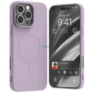 Husă compatibilă Mercury Semi-Silicone MagSafe pentru iPhone 16 Pro Max - violet