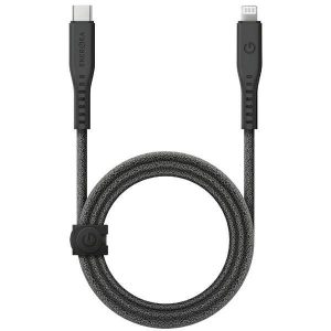 ENERGEA kabel Flow USB-C - Lightning C94 MFI 1,5m czarny/negru 60W 3A PD Încărcare rapidă