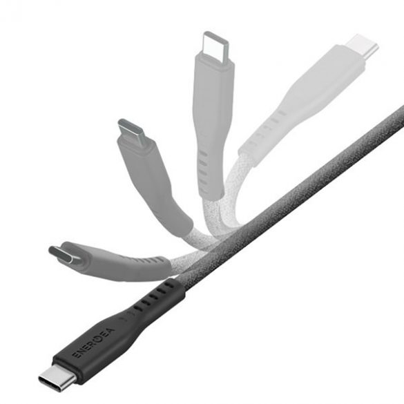 ENERGEA kabel Flow USB-C - USB-C 1,5m czarny/negru 240W 5A PD Încărcare rapidă