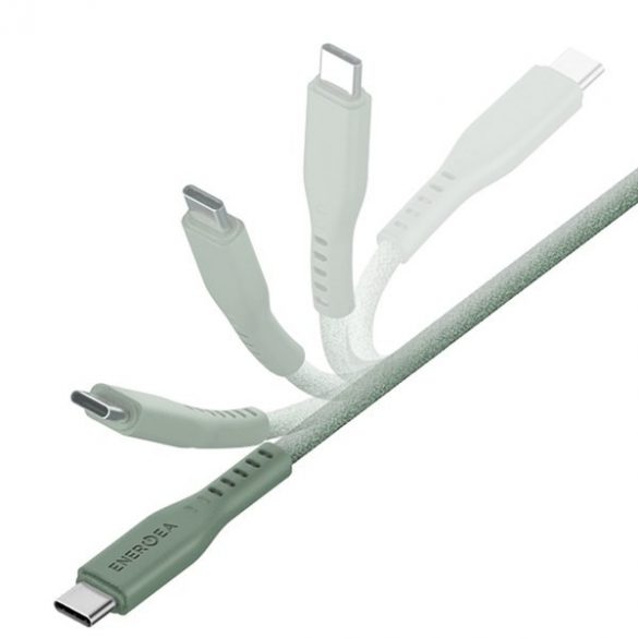 ENERGEA kabel Flow USB-C - Lightning C94 MFI 1,5 m zielony/verde 60W 3A PD Încărcare rapidă