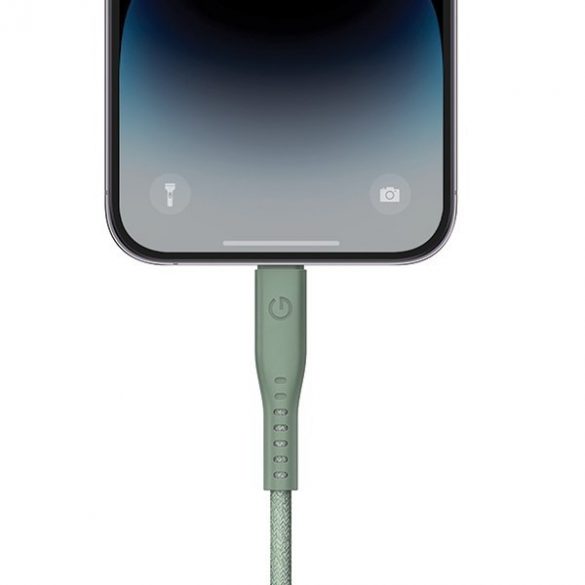 ENERGEA kabel Flow USB-C - Lightning C94 MFI 1,5 m zielony/verde 60W 3A PD Încărcare rapidă