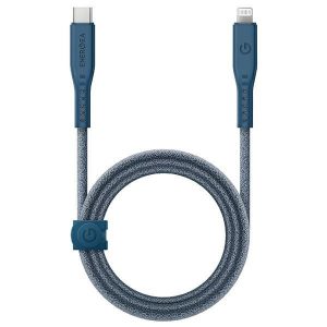 ENERGEA kabel Flow USB-C - Lightning C94 MFI 1,5m niebieski/albastru 60W 3A PD Încărcare rapidă