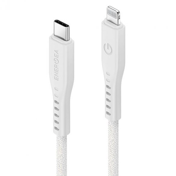 ENERGEA kabel Flow USB-C - Lightning C94 MFI 1.5m biały/alb 60W 3A PD Fast Charge