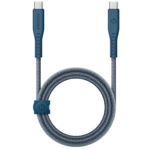 ENERGEA kabel Flow USB-C - USB-C 1,5m niebieski/albastru 240W 5A PD Încărcare rapidă