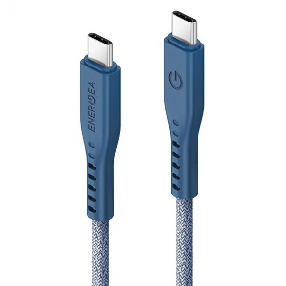 ENERGEA kabel Flow USB-C - USB-C 1,5m niebieski/albastru 240W 5A PD Încărcare rapidă