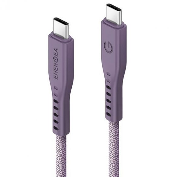 ENERGEA kabel Flow USB-C - USB-C 1,5m fioletowy/violet 240W 5A PD Încărcare rapidă