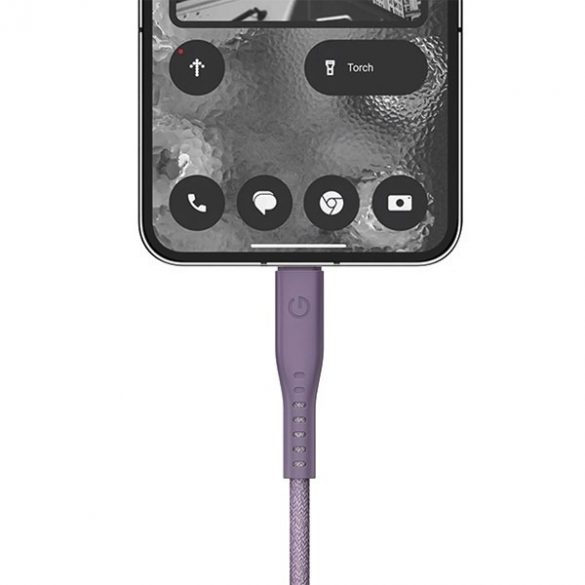 ENERGEA kabel Flow USB-C - USB-C 1,5m fioletowy/violet 240W 5A PD Încărcare rapidă