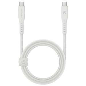 ENERGEA kabel Flow USB-C - USB-C 1,5m biały/alb 240W 5A PD Încărcare rapidă