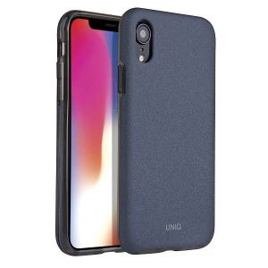 Husa UNIQ etui Lithos iPhone Xr niebieski /azur albastru