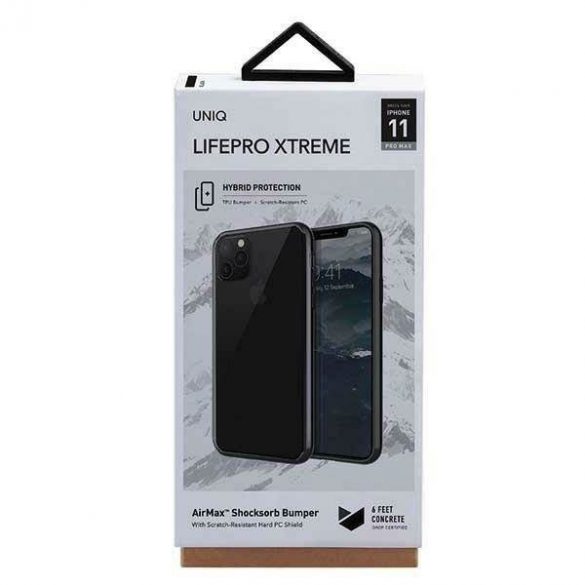 UNIQ etui LifePro Xtreme iPhone 11 Pro Max czarny/obsidian black