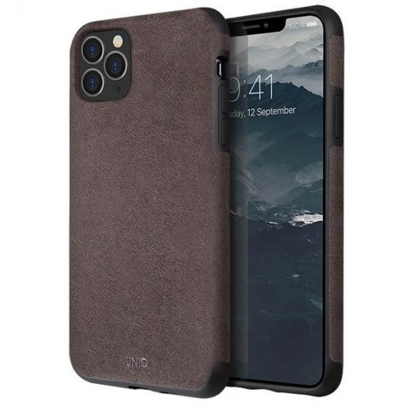 Husa UNIQ etui Sueve iPhone 11 Pro taupe gri cald