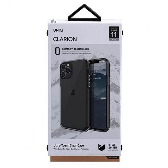 Husă UNIQ etui Clarion iPhone 11 Pro czarny/vapor smoke