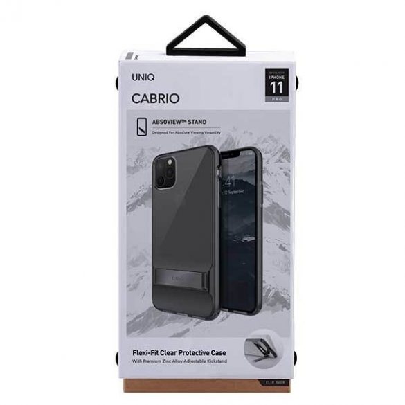 Carcasa UNIQ etui Cabrio iPhone 11 Pro szary/gri afumat