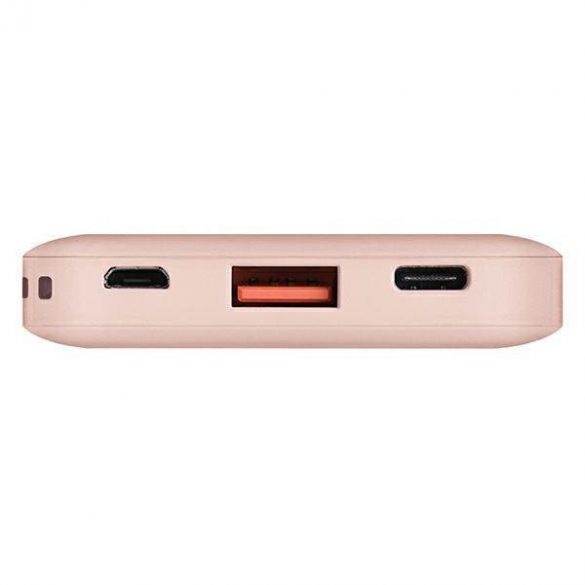 UNIQ Powerbank Fuele mini 8000mAh USB-C 18W PD Încărcare rapidă rożowy/roz