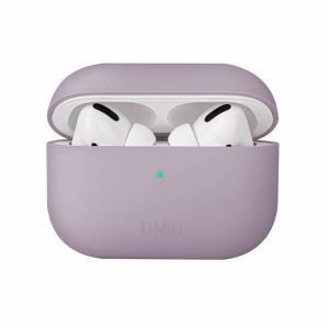 UNIQ etui Lino AirPods Pro Husă din silicon lawendowy/liliac lavandă