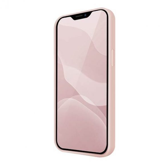 Carcasă antimicrobiană UNIQ Lino Hue pentru iPhone 12 Pro Max 6,7" rożowy/roz blush