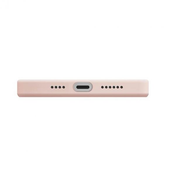 Carcasă antimicrobiană UNIQ Lino Hue pentru iPhone 12 Pro Max 6,7" rożowy/roz blush